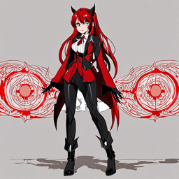Rias_Gremory_wears_a_black_and_neon_green_outfit_1_small.png