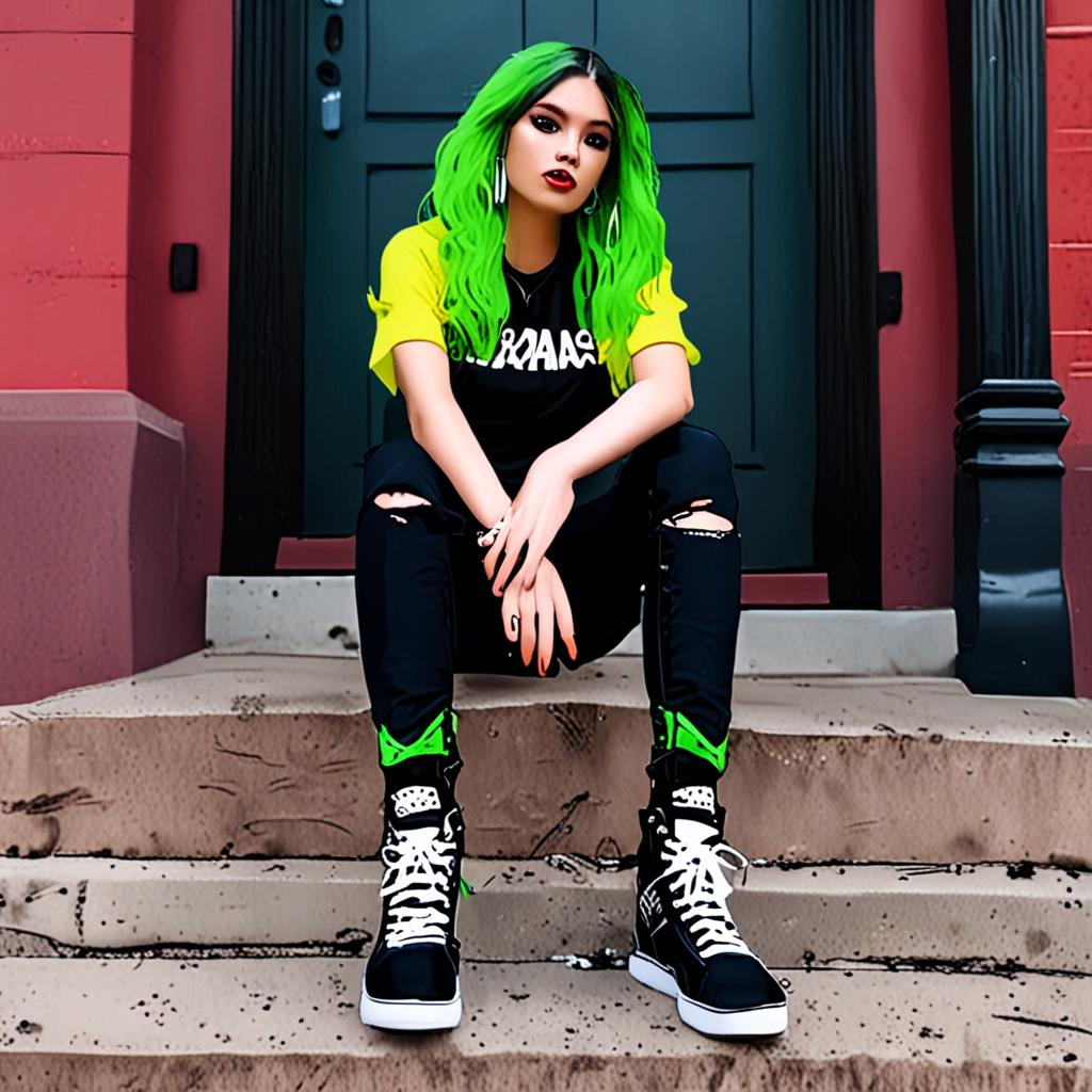 Rias_Gremory_wears_a_black_and_neon_green_outfit_3.png