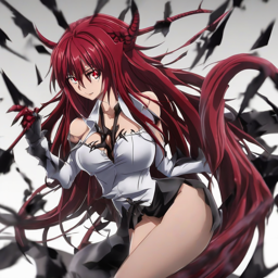 Rias_Gremory_wears_a_leopard_print_jumpsuit_and_fedorra_hat_2_small.png
