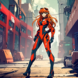 Asuka_wears_a_black_leather_jacket_and_red_skirt_with_combat_boots_1_small.png