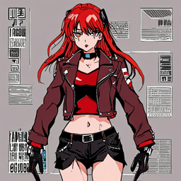Asuka_wears_a_black_leather_jacket_and_red_skirt_with_combat_boots_3_small.png