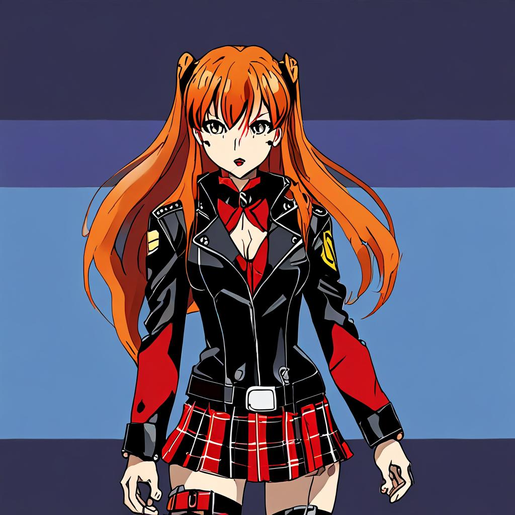 Asuka_wears_a_leather_jacket_and_tartan_skirt_1.png