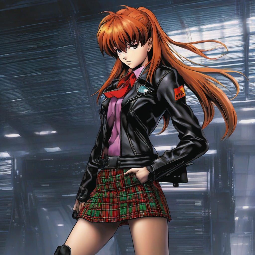 Asuka_wears_a_leather_jacket_and_tartan_skirt_2.png