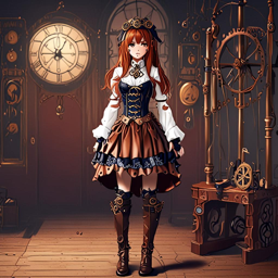 Asuna_Yuuki_wears_a_Steampunk-inspired_outfit_with_a_copper_corset_and_midnight-blue_skirt_3_small.png