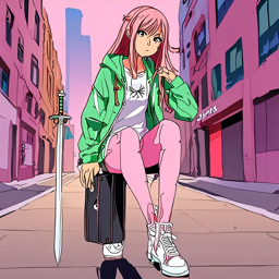 Asuna_Yuuki_wears_a_pastel_pink_hoodie_distressed_denim_jeans_and_white_sneakers_3_small.png