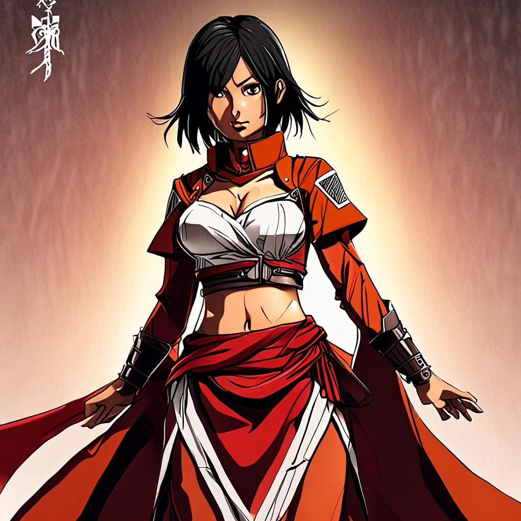 Mikasa_Ackerman_wears_a_Lehenga_Choli_outfit_1.png