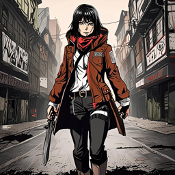 Mikasa_Ackerman_wears_a_black_leather_jacket_graphic_tee_and_distressed_denim_jeans_1_small.png