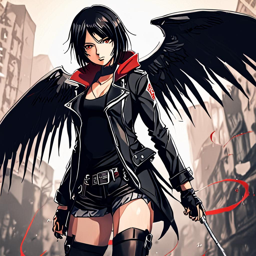 Mikasa_Ackerman_wears_a_black_leather_jacket_metallic_skirt_and_combat_boots_3_small.png