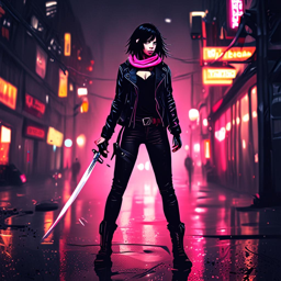 Mikasa_Ackerman_wears_a_black_leather_jacket_tank_top_and_boots_with_a_pink_scarf_3_small.png