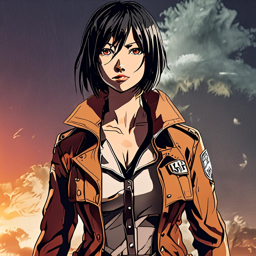 Mikasa_Ackerman_wears_a_black_leather_jumpsuit_and_neon_green_hair_extensions_1_small.png