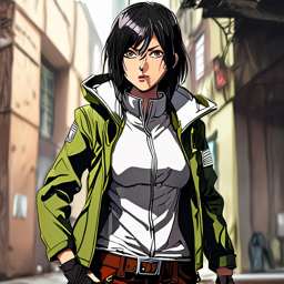 Mikasa_Ackerman_wears_a_black_windbreaker_distressed_jeans_and_Vans_sneakers_1_small.png