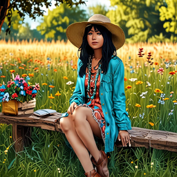 Mikasa_Ackerman_wears_a_bohemian_outfit_with_a_turquoise_sundress_and_accessories_3_small.png