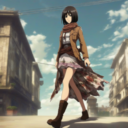 Mikasa_Ackerman_wears_a_floral_maxi_dress_and_ankle_boots_2_small.png