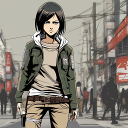 Mikasa_Ackerman_wears_a_graphic_band_tee_distressed_denim_jeans_and_ankle_boots_2_small.png