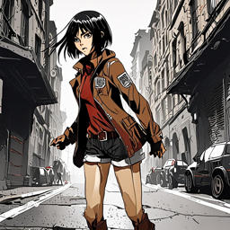 Mikasa_Ackerman_wears_a_leather_jacket_graphic_tee_distressed_jeans_and_black_sneakers_1_small.png