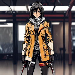 Mikasa_Ackerman_wears_a_streetwear_outfit_with_a_crop_top_shorts_and_sneakers_1_small.png