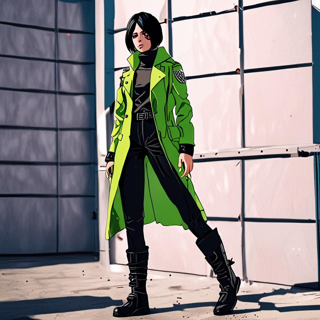 Mikasa_wears_a_black_and_neon_green_streetwear_outfit_1.png