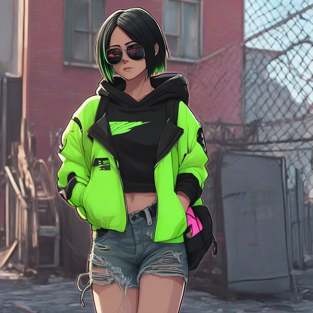 Mikasa_wears_a_black_and_neon_green_streetwear_outfit_4.png