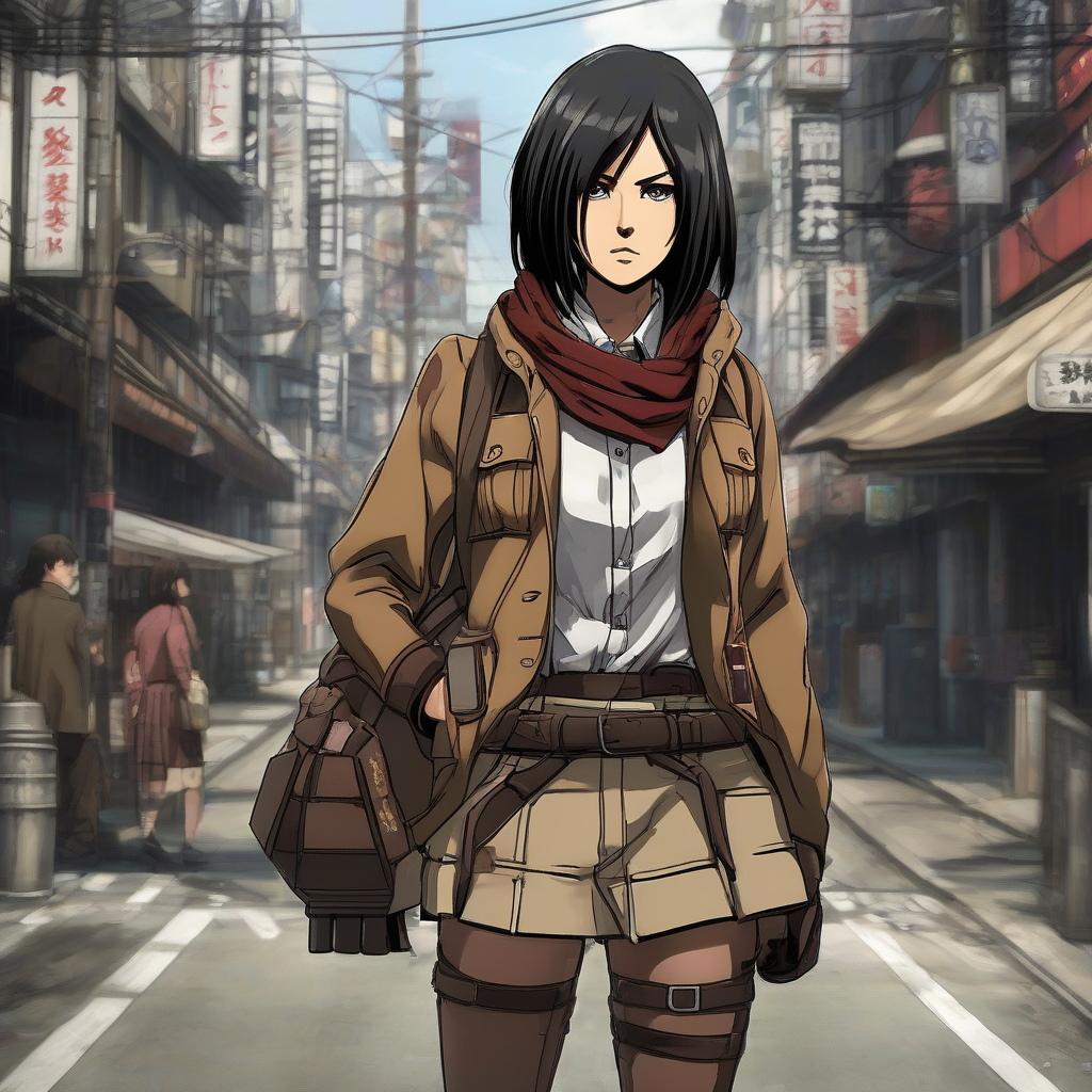 Mikasa_wears_a_black_graphic_t-shirt_jeans_and_Vans_2.png