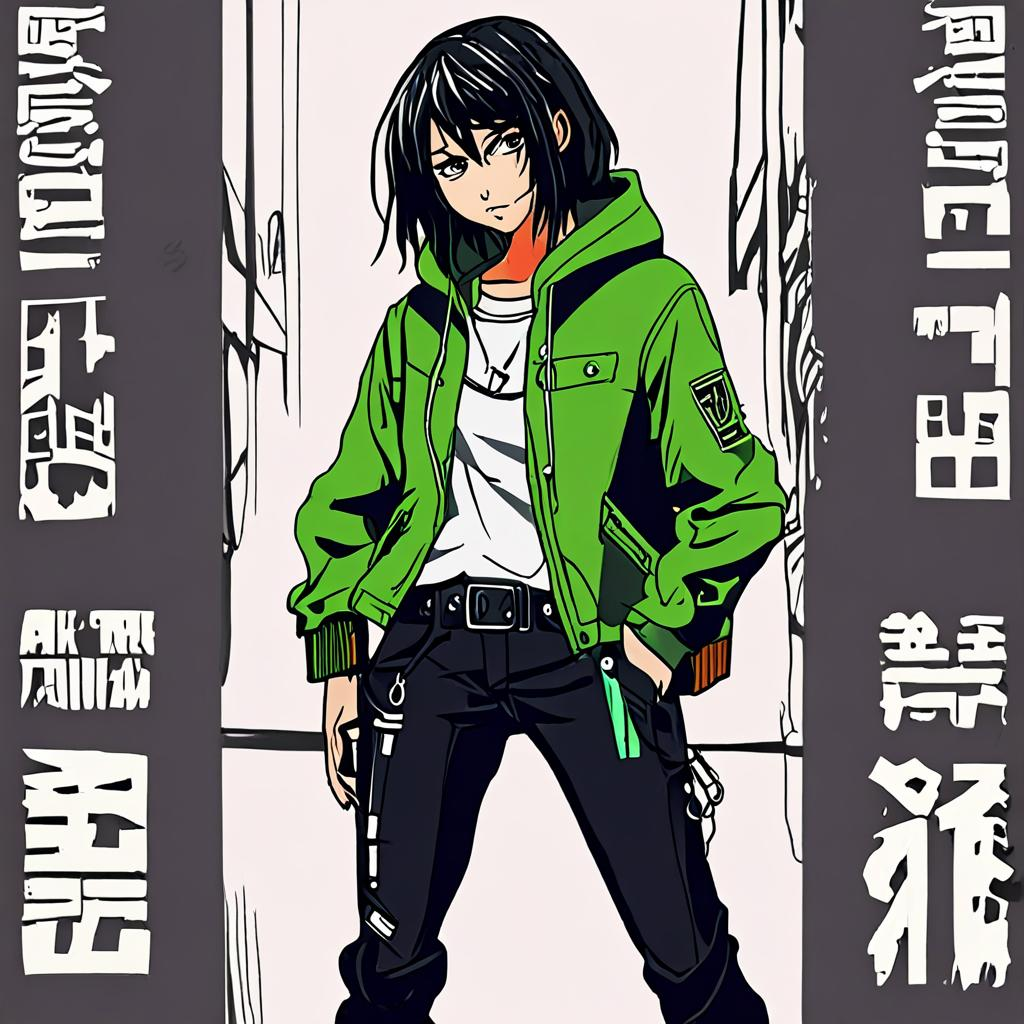 Mikasa_wears_a_black_hoodie_distressed_jeans_and_sneakers_3.png