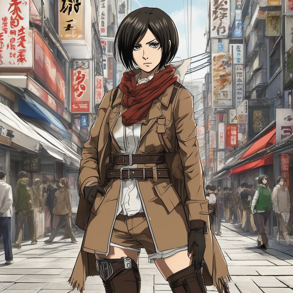 Mikasa_wears_a_black_t-shirt_pink_skirt_and_Vans_sneakers_2.png
