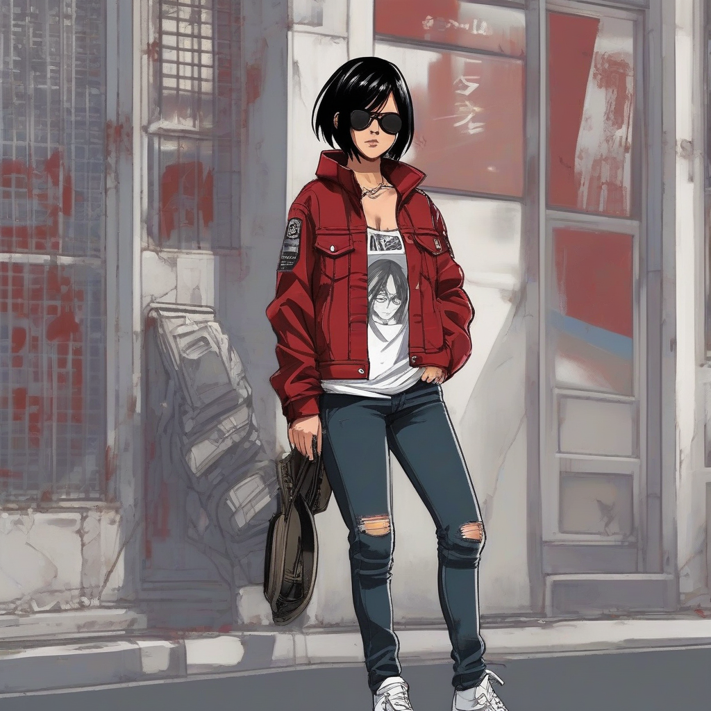 Mikasa_wears_a_denim_jacket_graphic_tee_and_Vans_sneakers_4.png