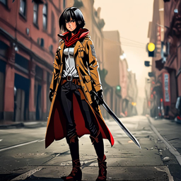 Mikasa_wears_a_graphic_t-shirt_jeans_and_Vans_sneakers_1_small.png