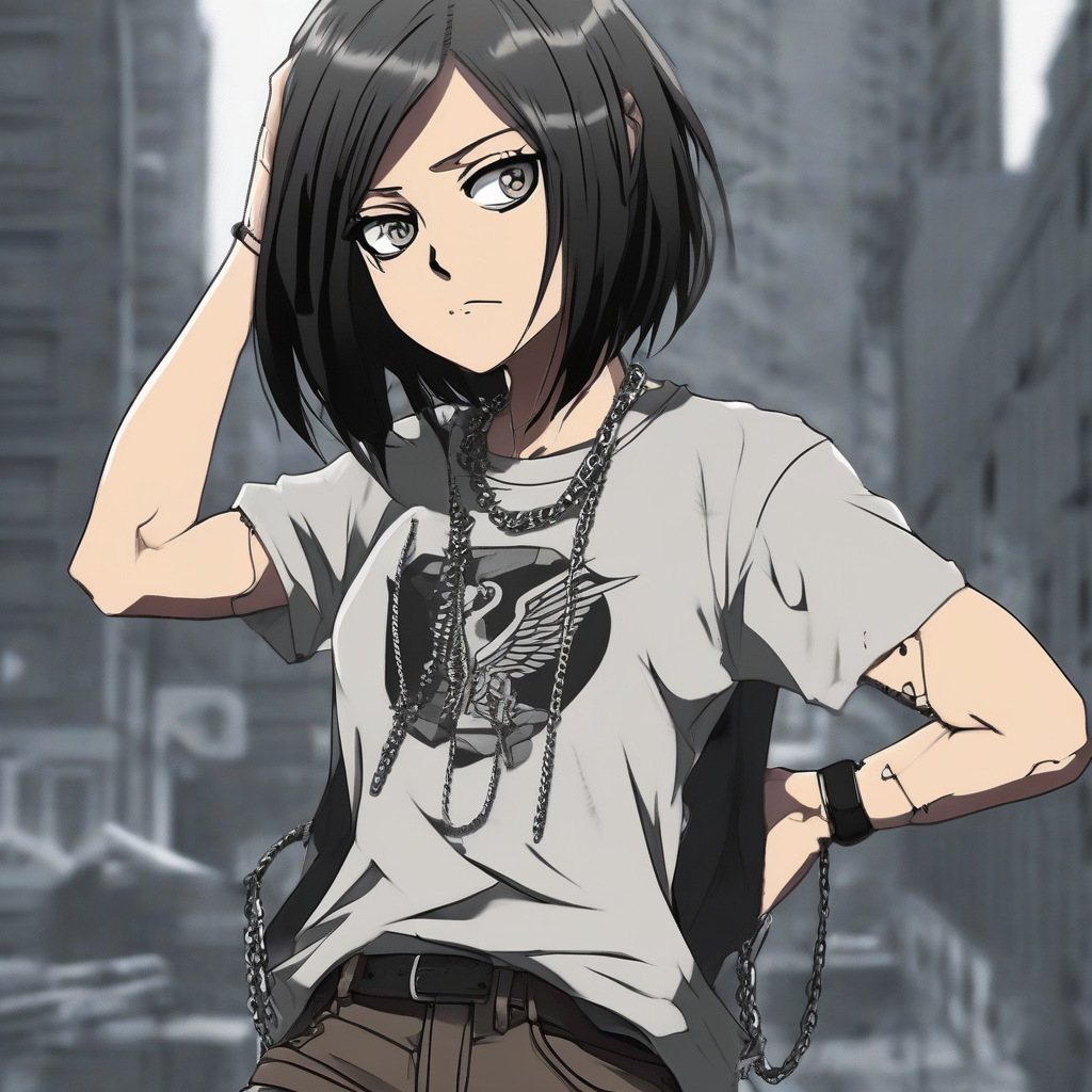 Mikasa_wears_a_graphic_t-shirt_jeans_and_Vans_sneakers_4.png