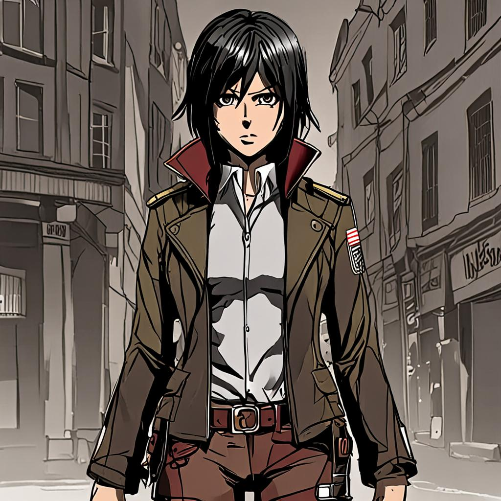 Mikasa_wears_a_leather_jacket_pleated_skirt_and_chunky_sneakers_1.png