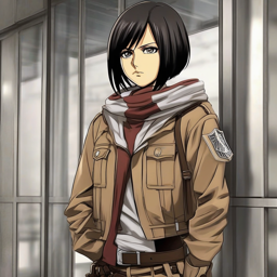 Mikasa_wears_a_pink_hoodie_distressed_denim_shorts_and_black_sneakers_2_small.png