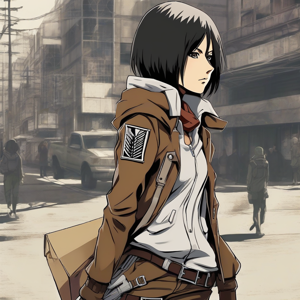 Mikasa_wears_a_plaid_jacket_graphic_tee_and_denim_skirt_2.png