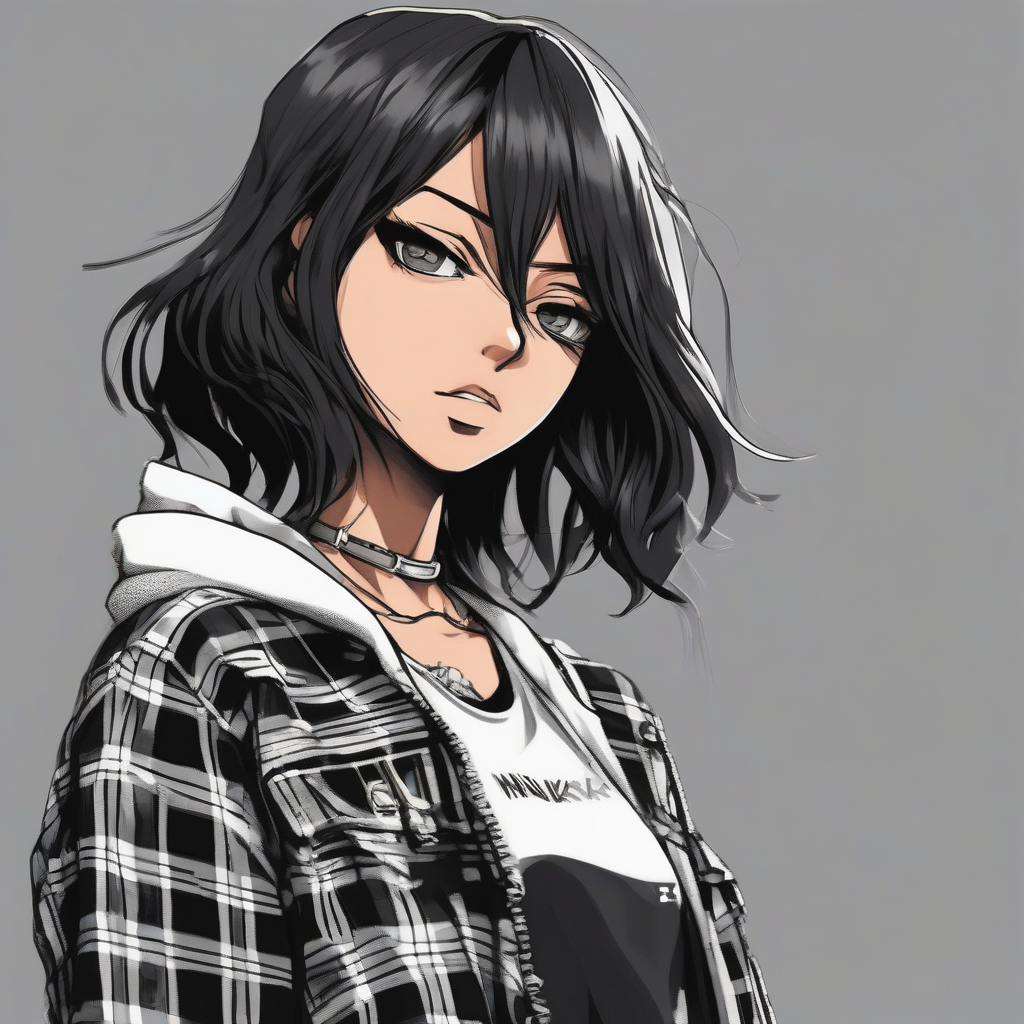 Mikasa_wears_a_plaid_jacket_graphic_tee_and_denim_skirt_4.png
