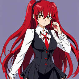Rias_Gremory_wears_a_graphic_t-shirt_jeans_and_Vans_sneakers_1_small.png