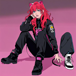Asuka_wears_a_black_windbreaker_distressed_jeans_and_combat_boots_3_small.png