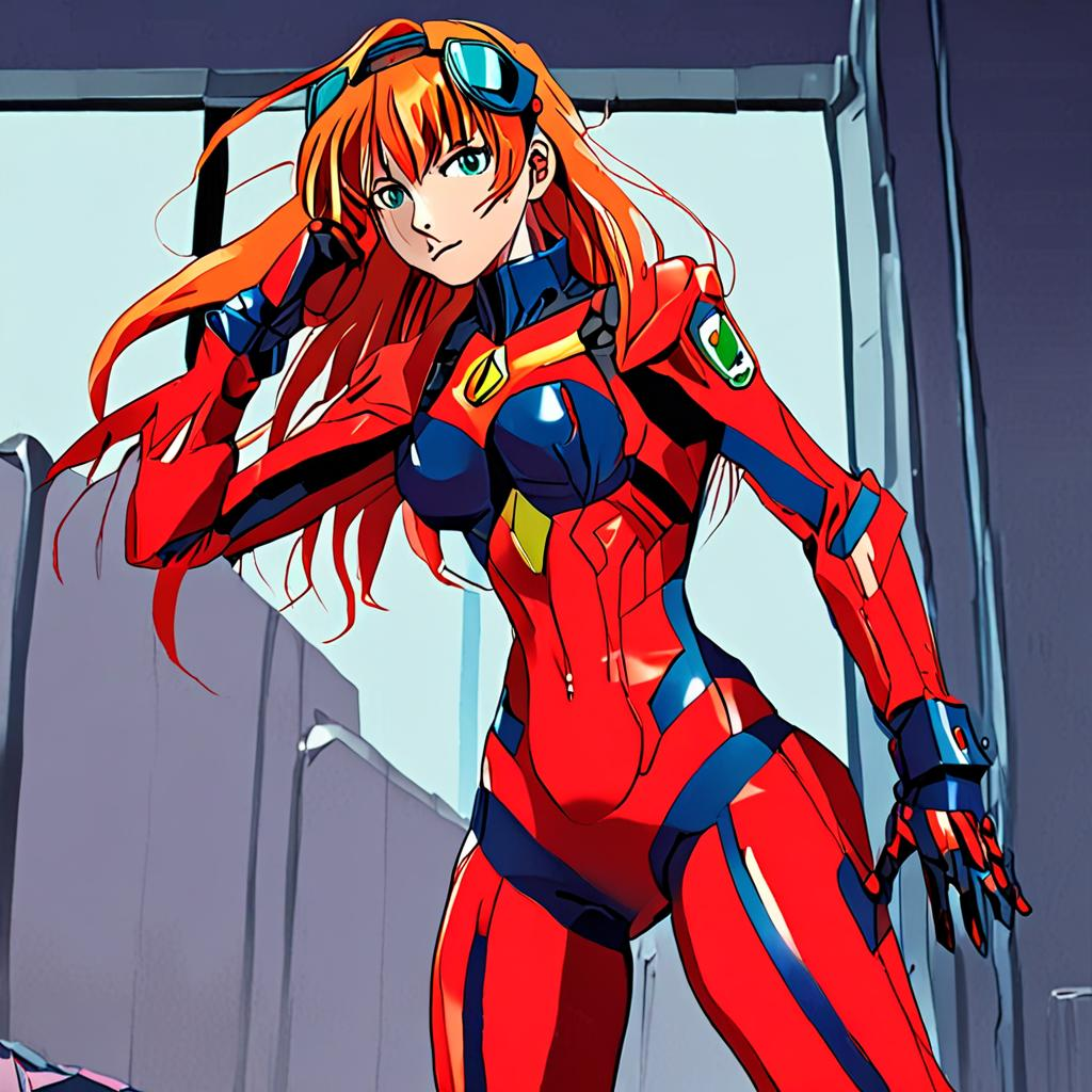 Asuka_wears_an_80s-inspired_power_suit_1.png