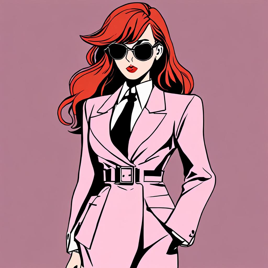 Asuka_wears_an_80s-inspired_power_suit_3.png