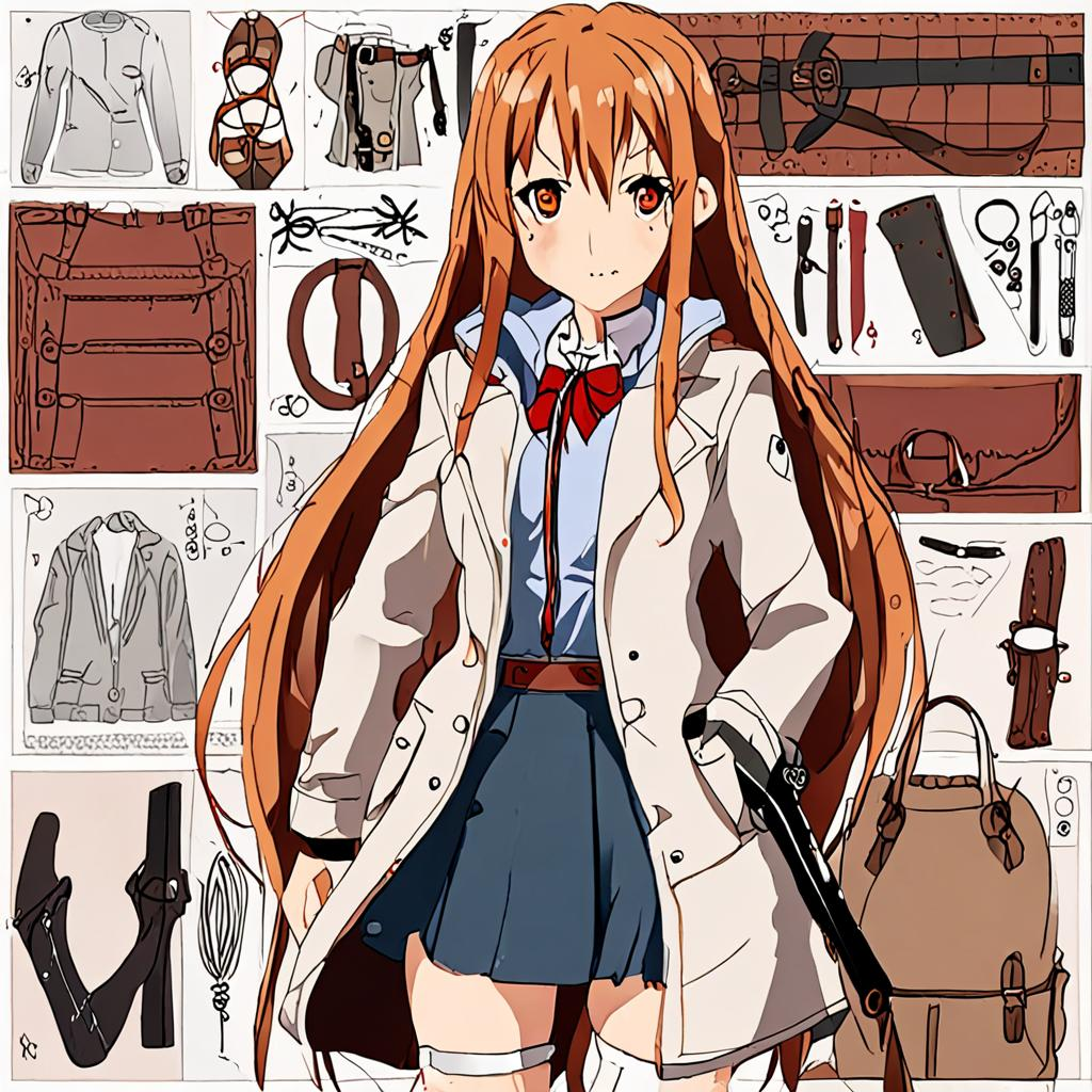 Asuna_Yuuki_wears_a_plaid_skirt_and_leather_jacket_1.png