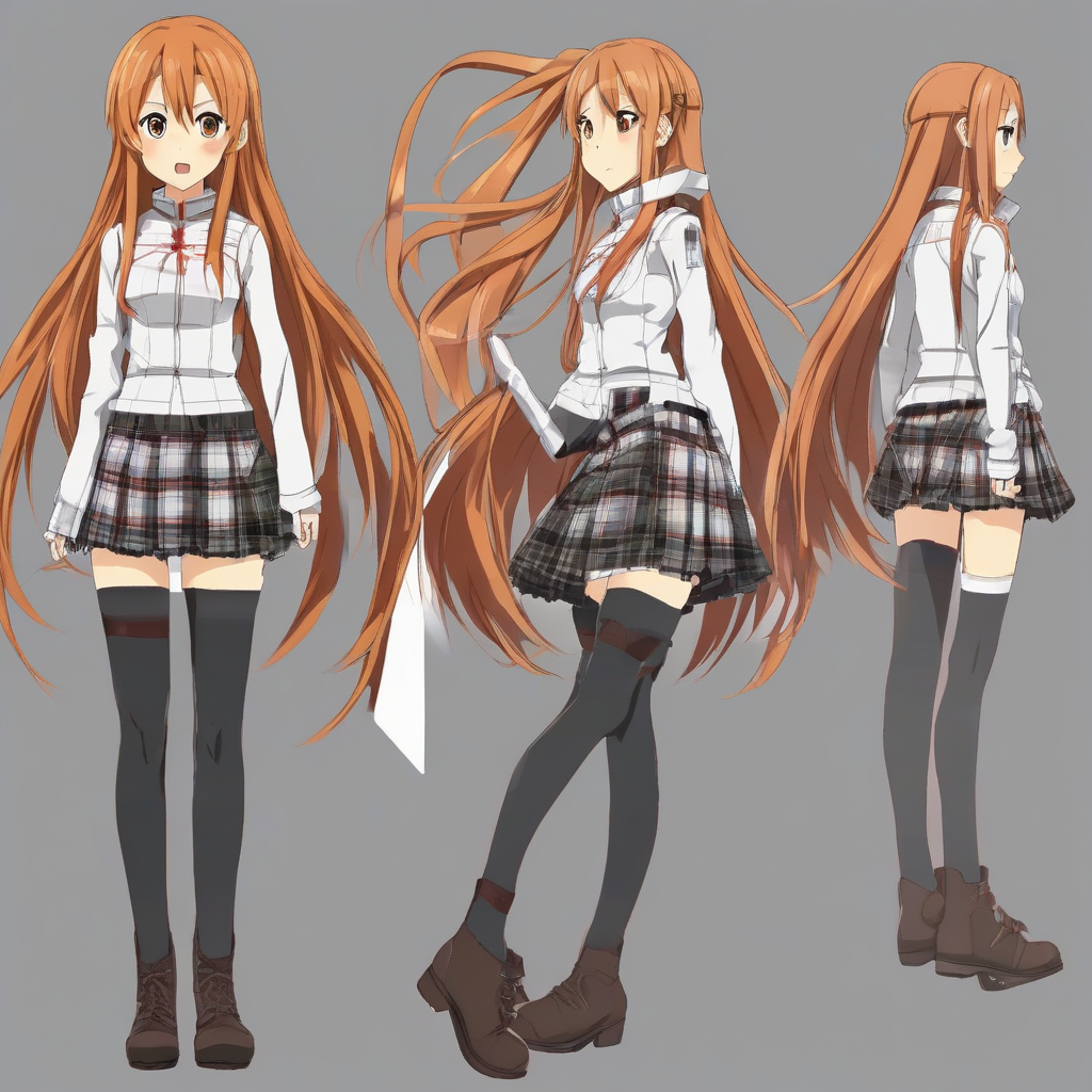 Asuna_Yuuki_wears_a_plaid_skirt_and_leather_jacket_2.png