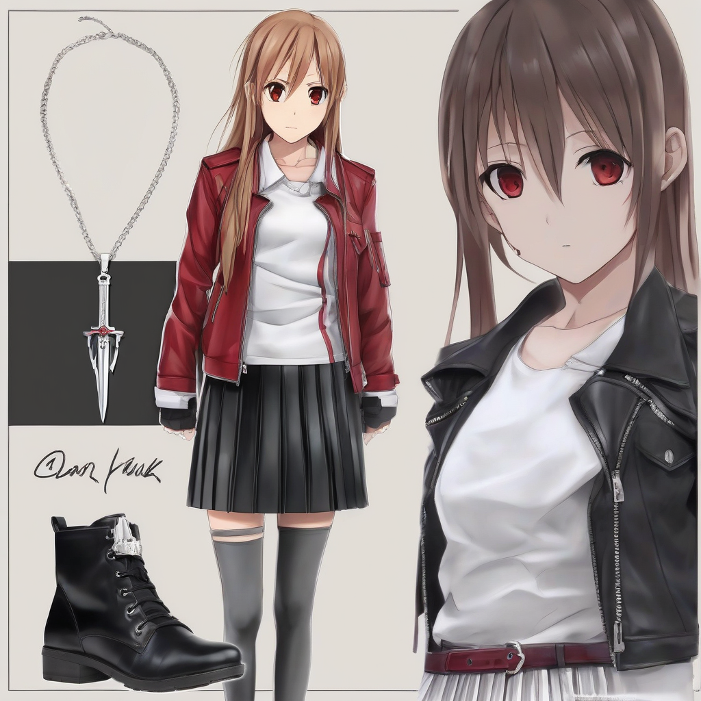 Asuna_wears_a_leather_jacket_white_shirt_and_crimson_skirt_4.png