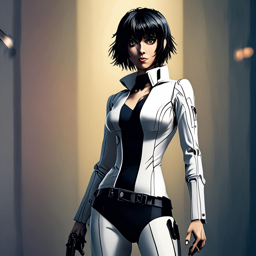 Makoto_Kusanagi_wears_a_sleek_blue_coat_white_shirt_and_black_skirt_with_metallic_leggings_1_small.png