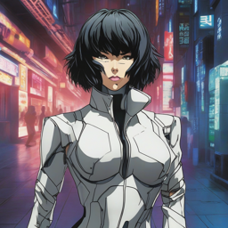 Makoto_Kusanagi_wears_a_sleek_blue_coat_white_shirt_and_black_skirt_with_metallic_leggings_2_small.png