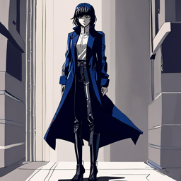 Makoto_Kusanagi_wears_a_sleek_blue_coat_white_shirt_and_black_skirt_with_metallic_leggings_3_small.png