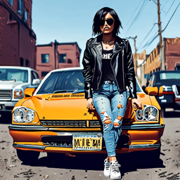 Mikasa_Ackerman_wears_a_black_leather_jacket_graphic_tee_and_distressed_denim_jeans_3_small.png