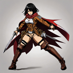 Mikasa_Ackerman_wears_a_black_windbreaker_and_distressed_denim_jeans_1_small.png