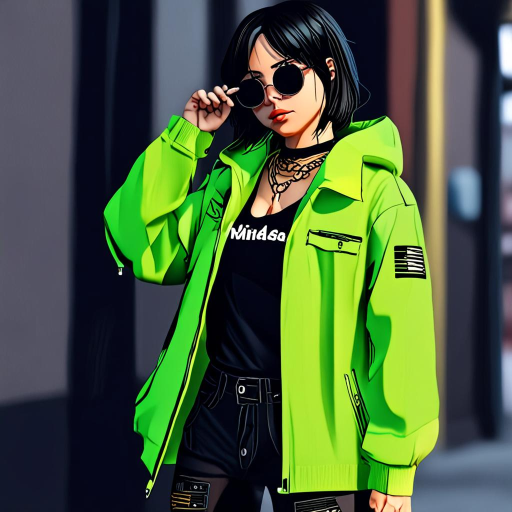 Mikasa_Ackerman_wears_a_black_windbreaker_and_distressed_denim_jeans_3.png