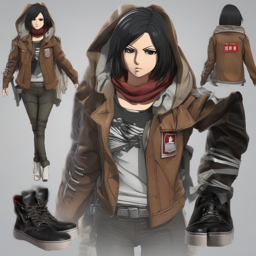 Mikasa_Ackerman_wears_a_denim_jacket_graphic_tee_and_ripped_jeans_with_Vans_sneakers_2_small.png