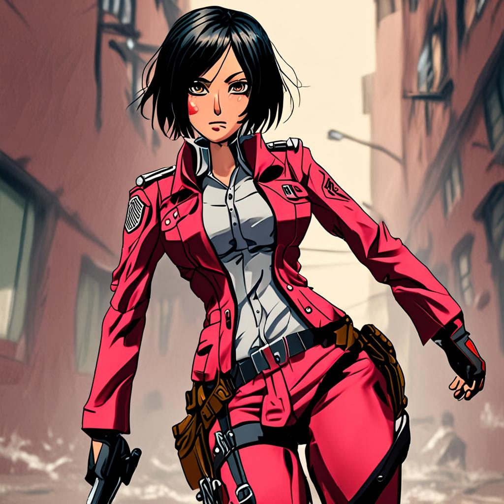 Mikasa_Ackerman_wears_a_neon_pink_jumpsuit_1.png