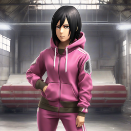 Mikasa_Ackerman_wears_a_pink_tracksuit_and_gold_chain_necklace_2_small.png