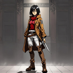 Mikasa_wears_a_black_graphic_t-shirt_denim_jeans_and_leather_jacket_1_small.png