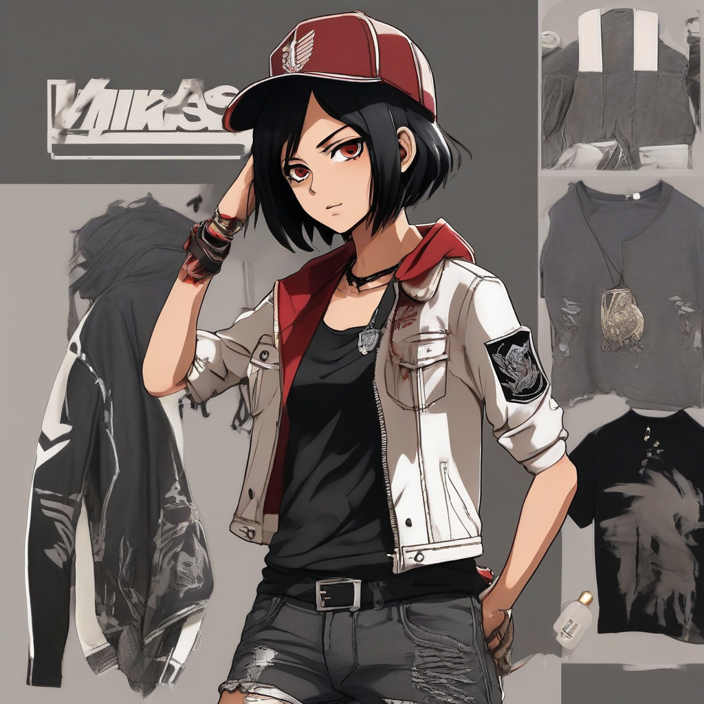Mikasa_wears_a_black_streetwear_outfit_with_a_red_choker_4.png